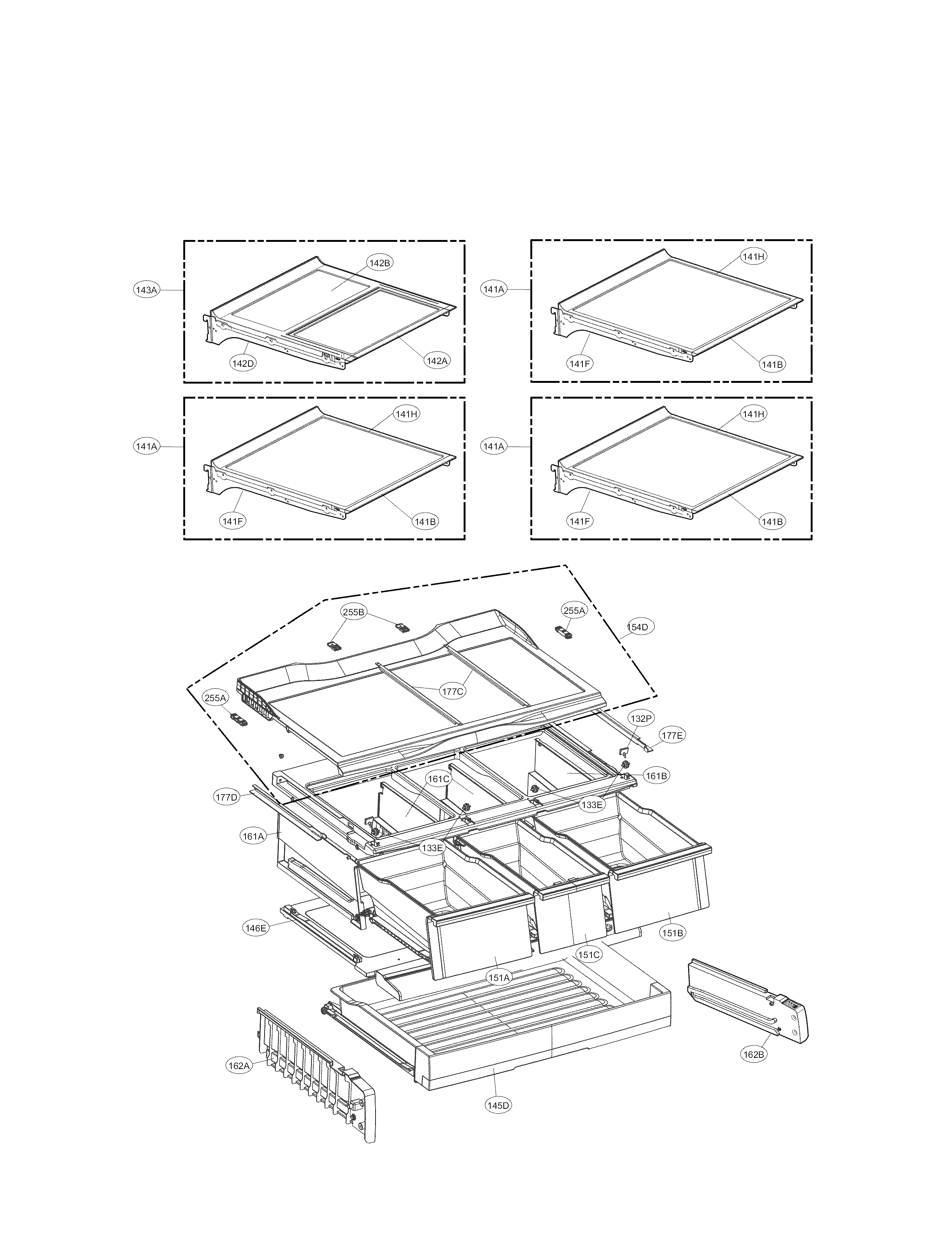 Refrigerator  parts