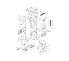 Kenmore Elite 79572372312 case parts diagram