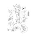 Kenmore Elite 79572373312 case parts diagram