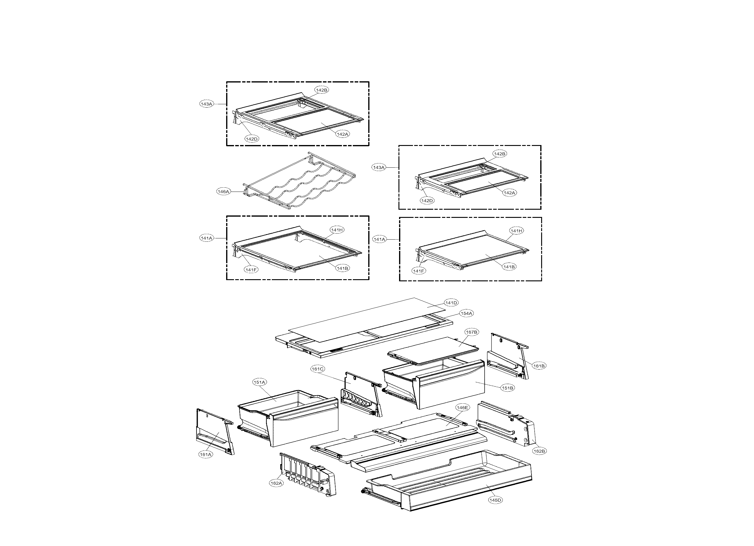 Refrigerator parts