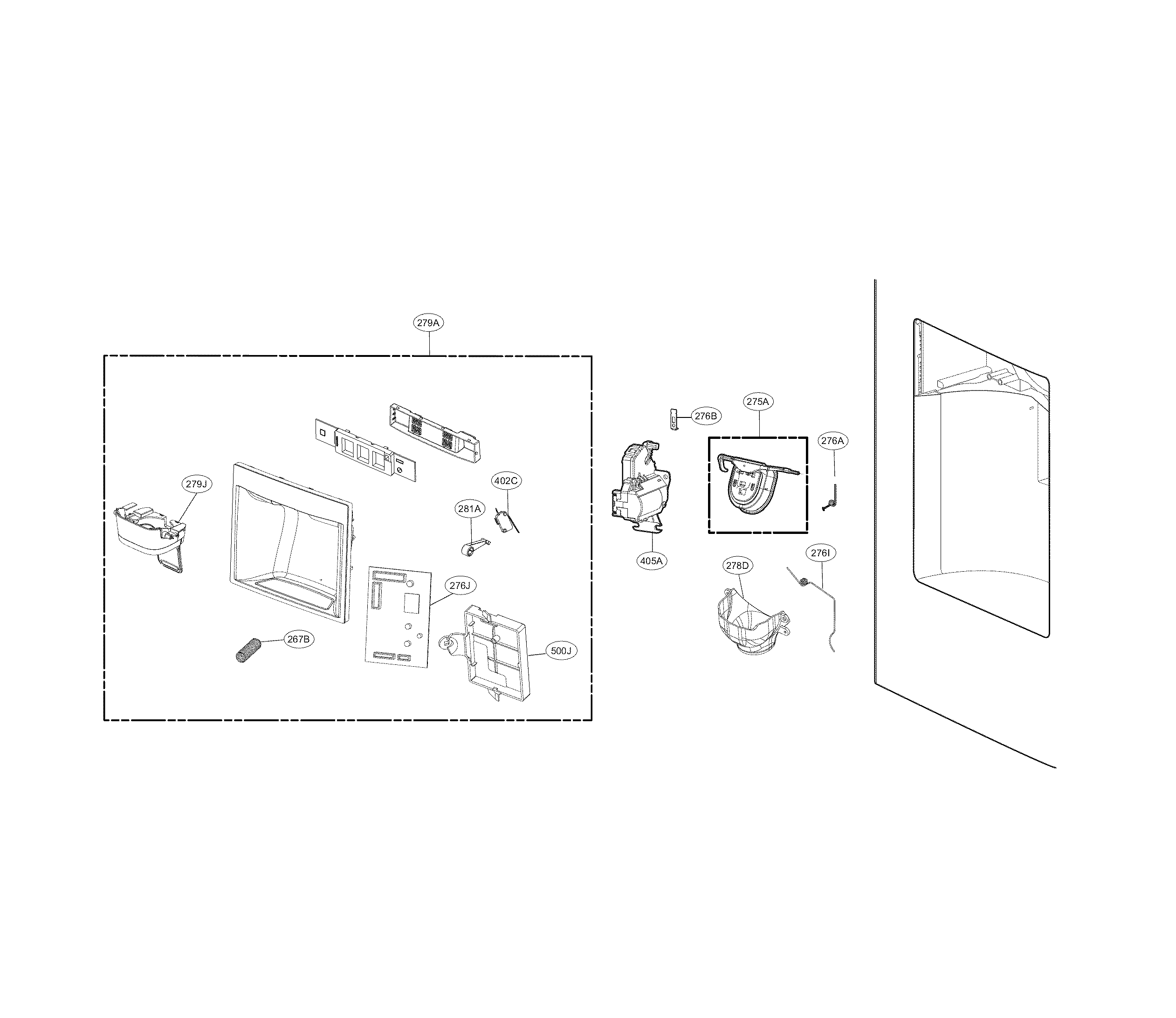 DISPENSER PARTS