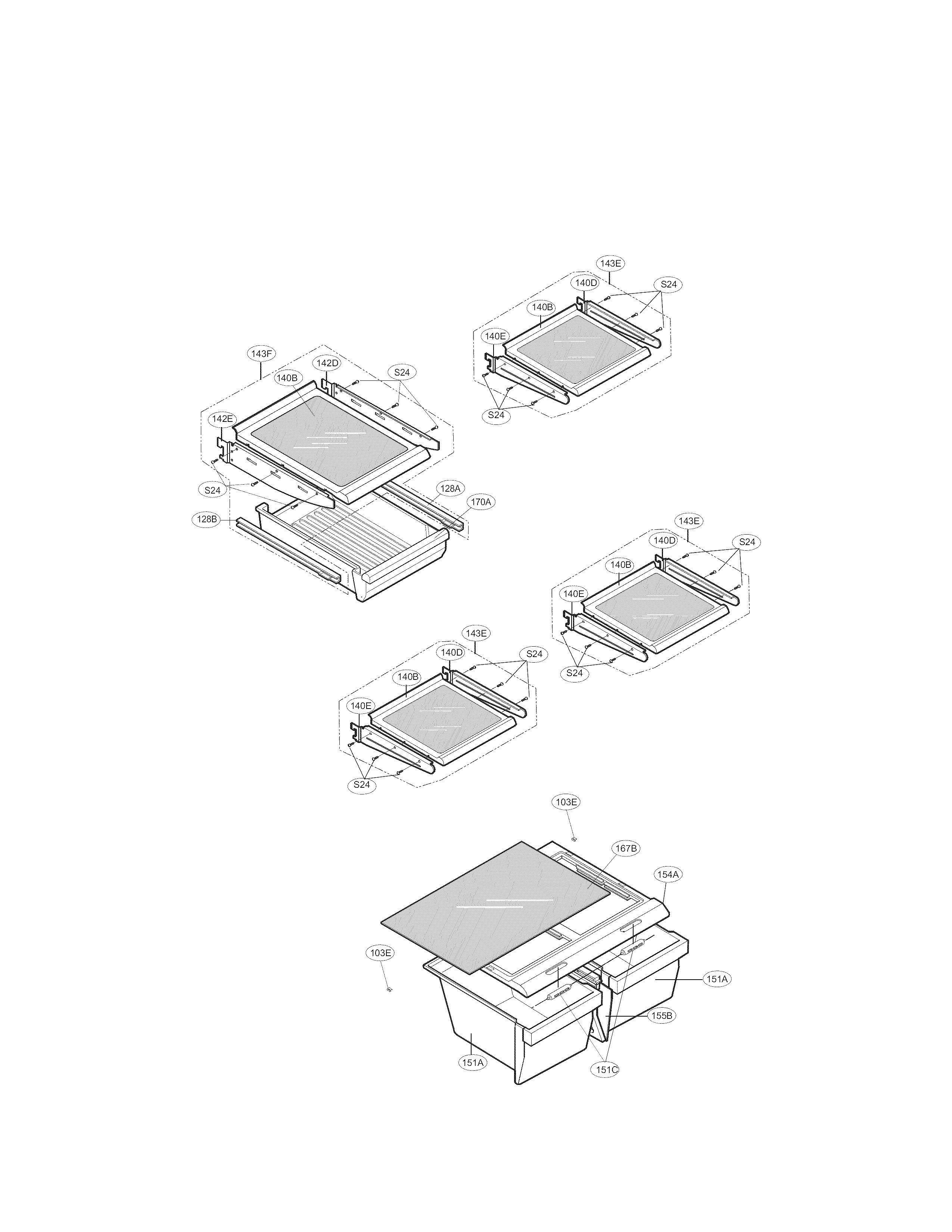 Refrigerator  parts