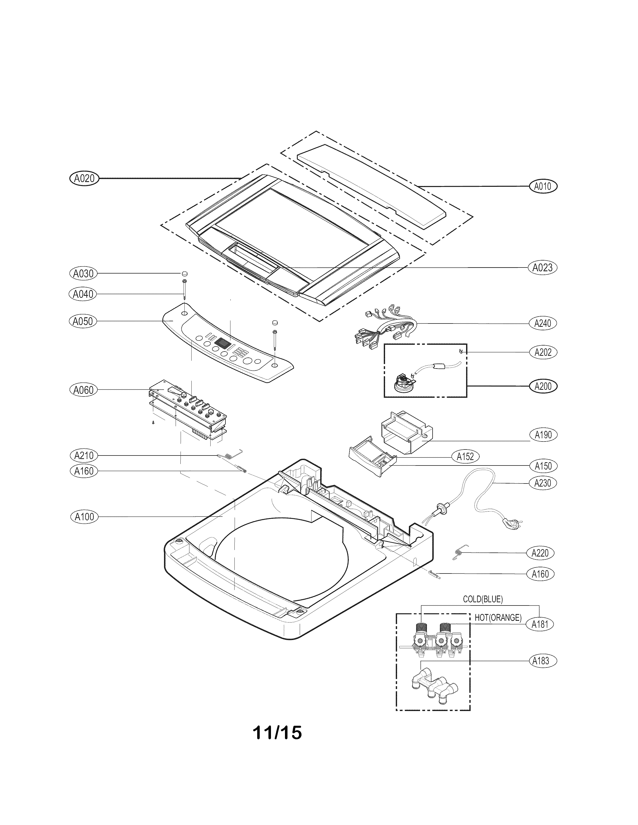 Top cover parts
