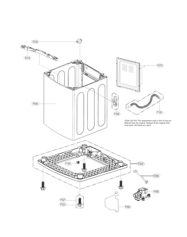 Outer case parts
