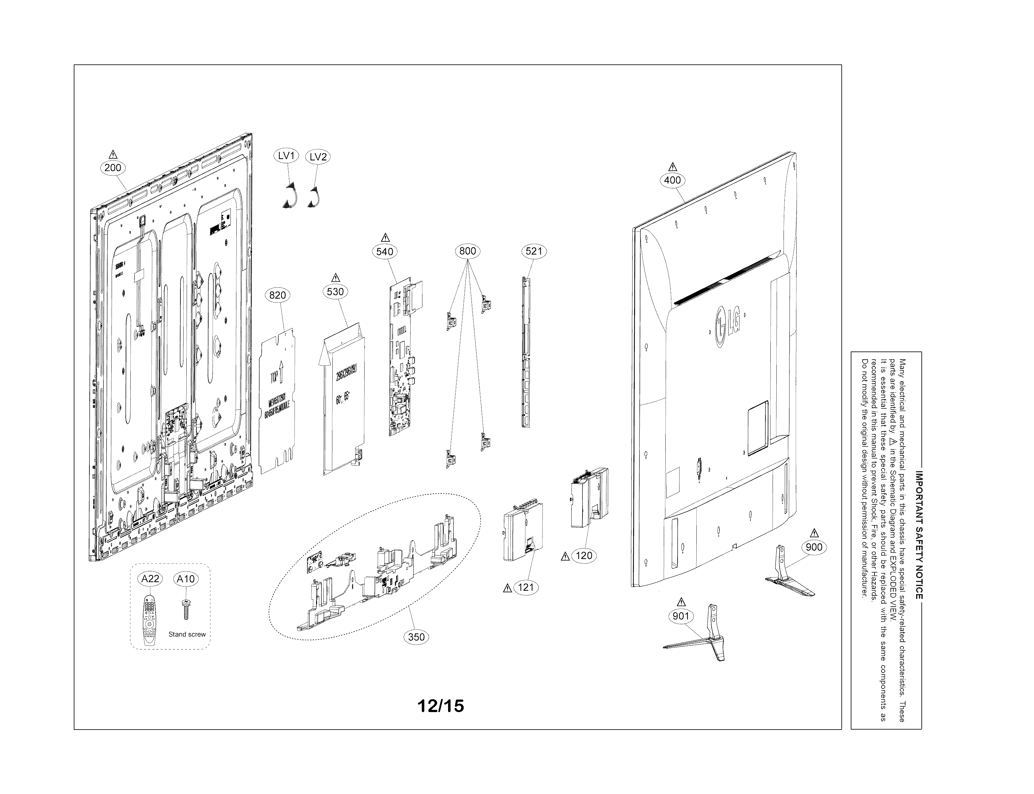 Exploded view parts