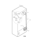 Kenmore Elite 79572063316 valve and water parts diagram