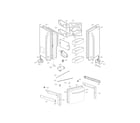 Kenmore Elite 79572063316 door parts diagram