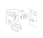 Kenmore Elite 79572063316 dispenser part diagram