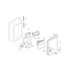 Kenmore Elite 79572063316 ice maker parts diagram