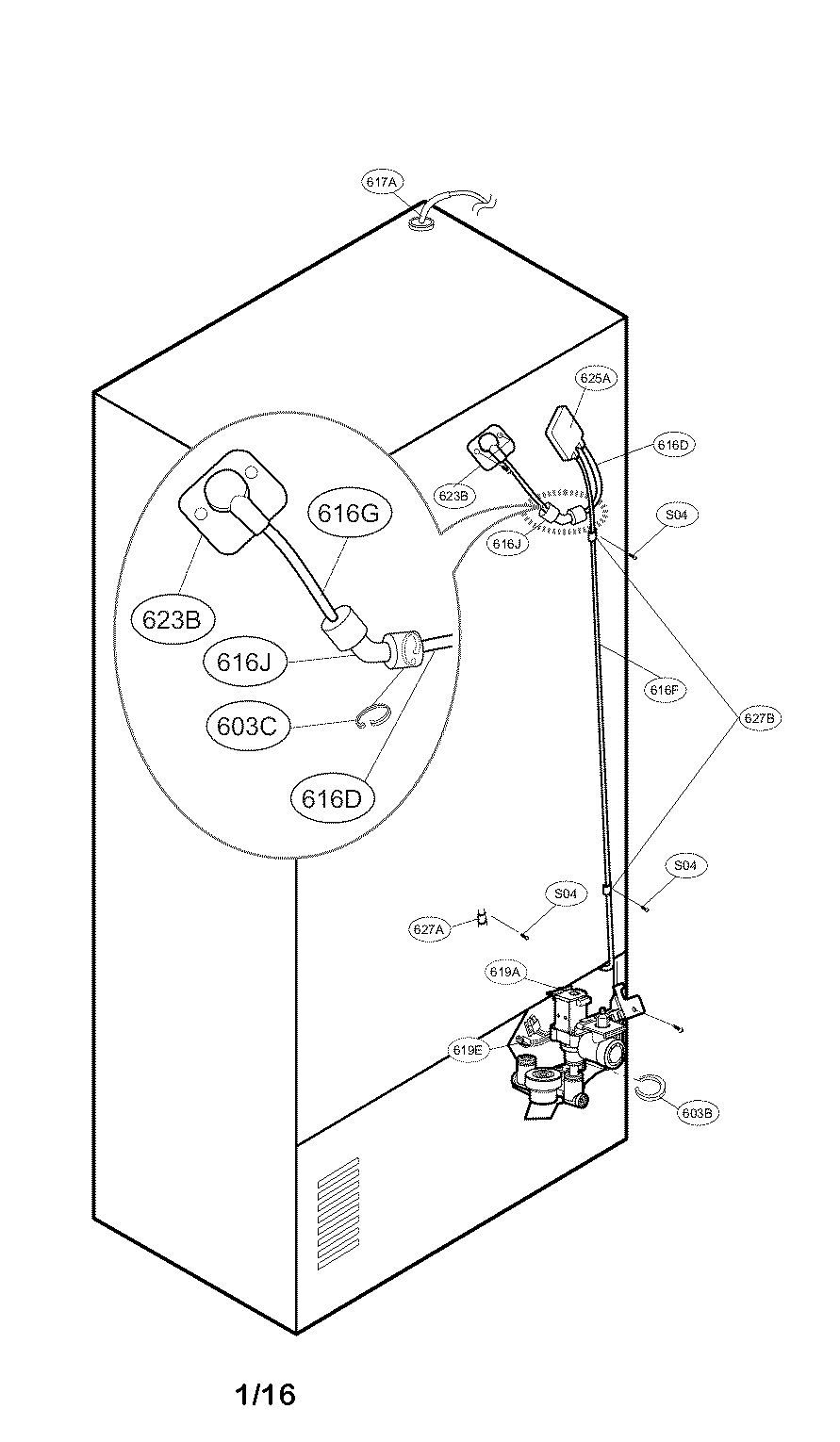 Valve and water parts