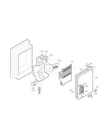 Ice maker & ice bank part