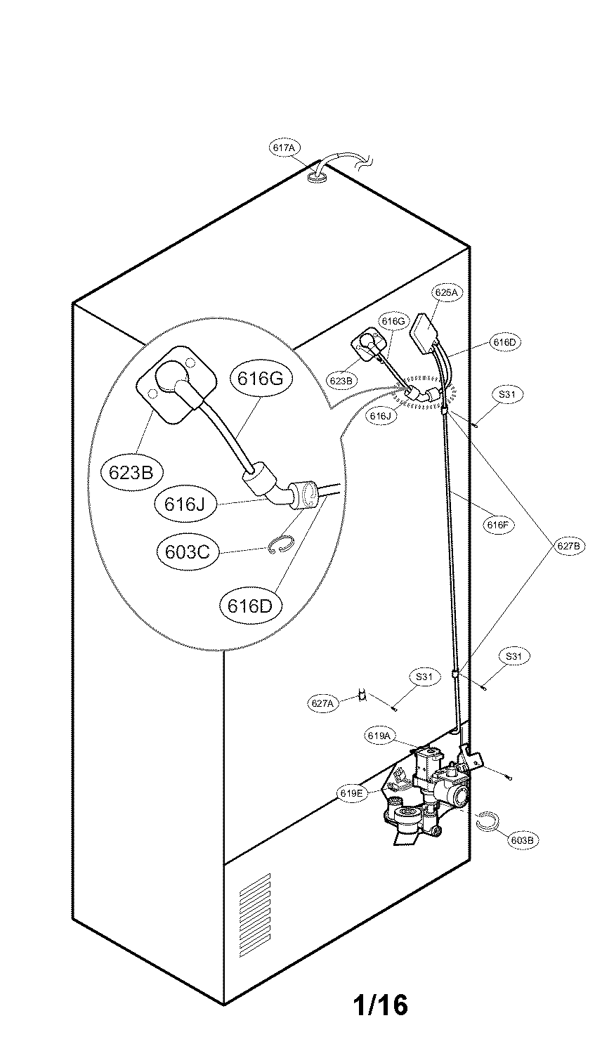 VALVE AND WATER PARTS