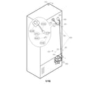 Kenmore Elite 79572193310 valve and water parts diagram