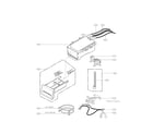 LG WM2016CW/00 dispenser parts diagram