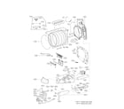 LG DLGX5001V drum parts diagram