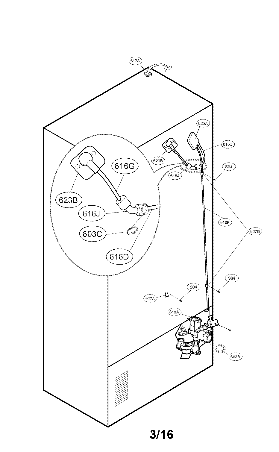 Valve and water parts