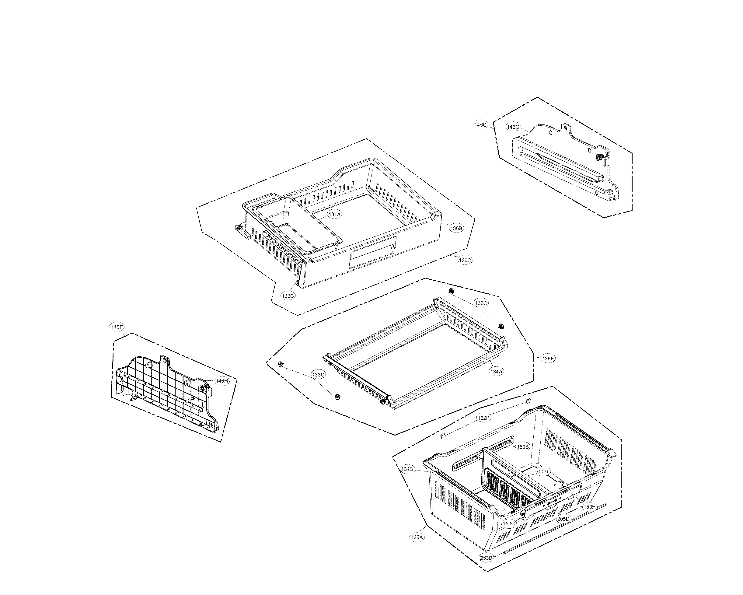 Freezer parts