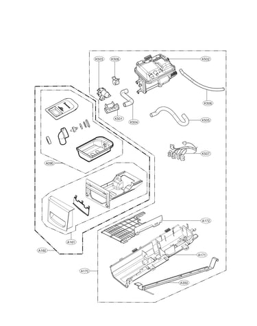 Panel drawer parts