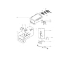 Kenmore 79641162411 dispenser parts diagram