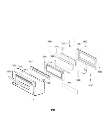Upper door parts