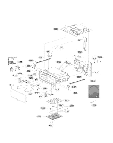 Upper cavity parts