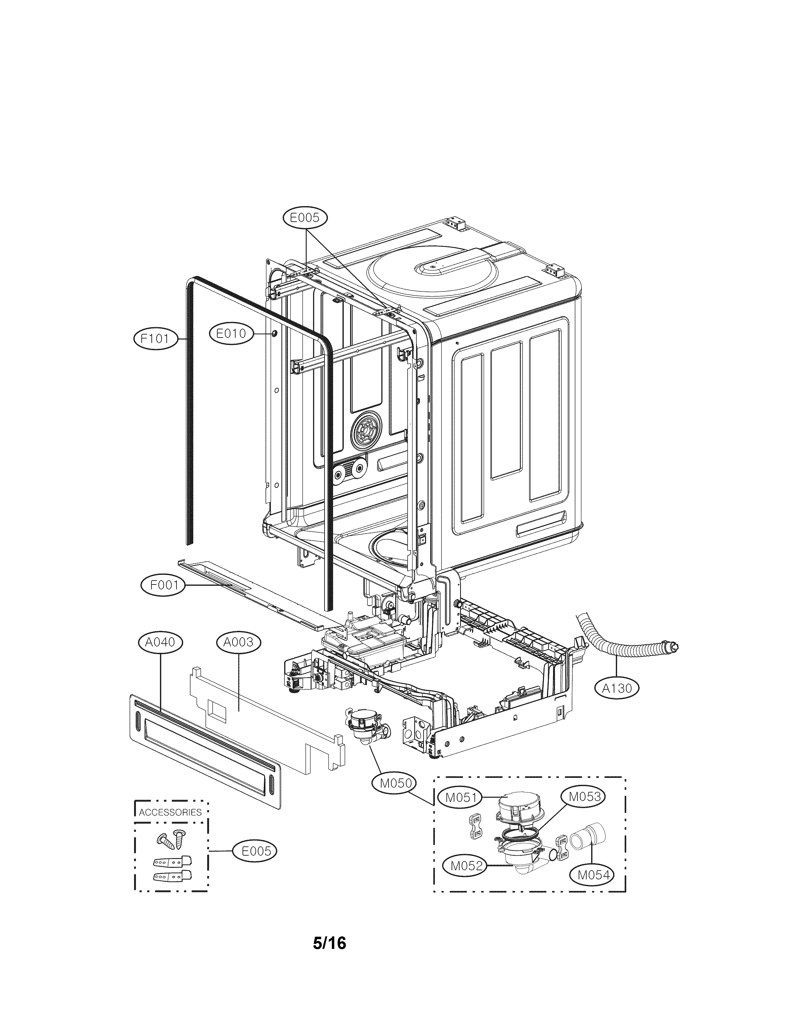 Exploded view parts