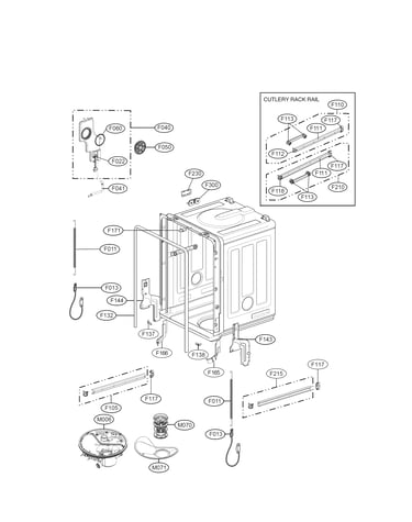 Tub assembly parts