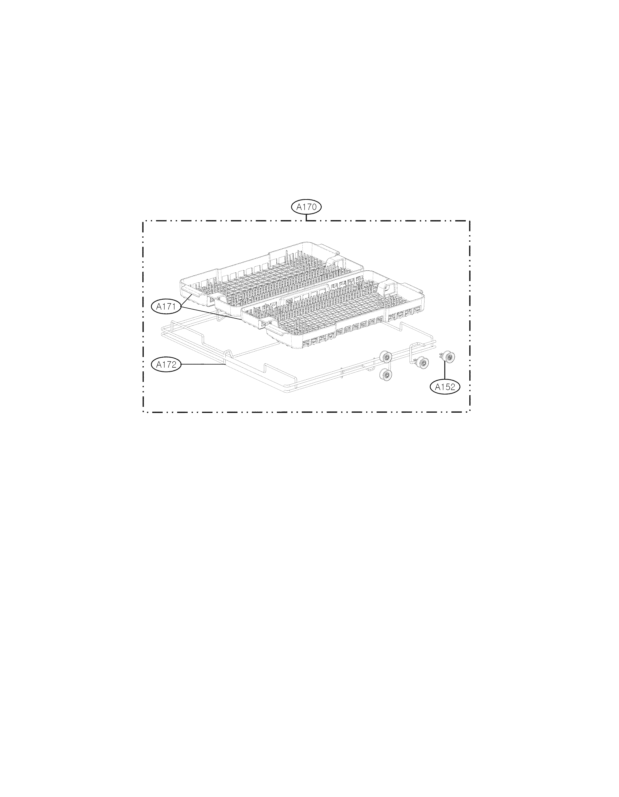 Cutlery rack parts