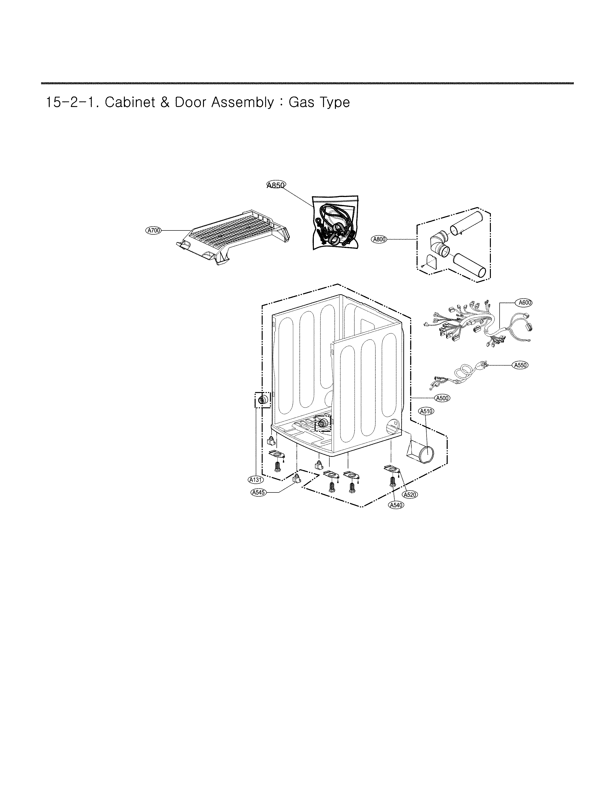 Cabinet and door parts