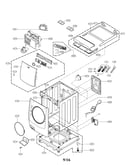 Cabinet and control parts