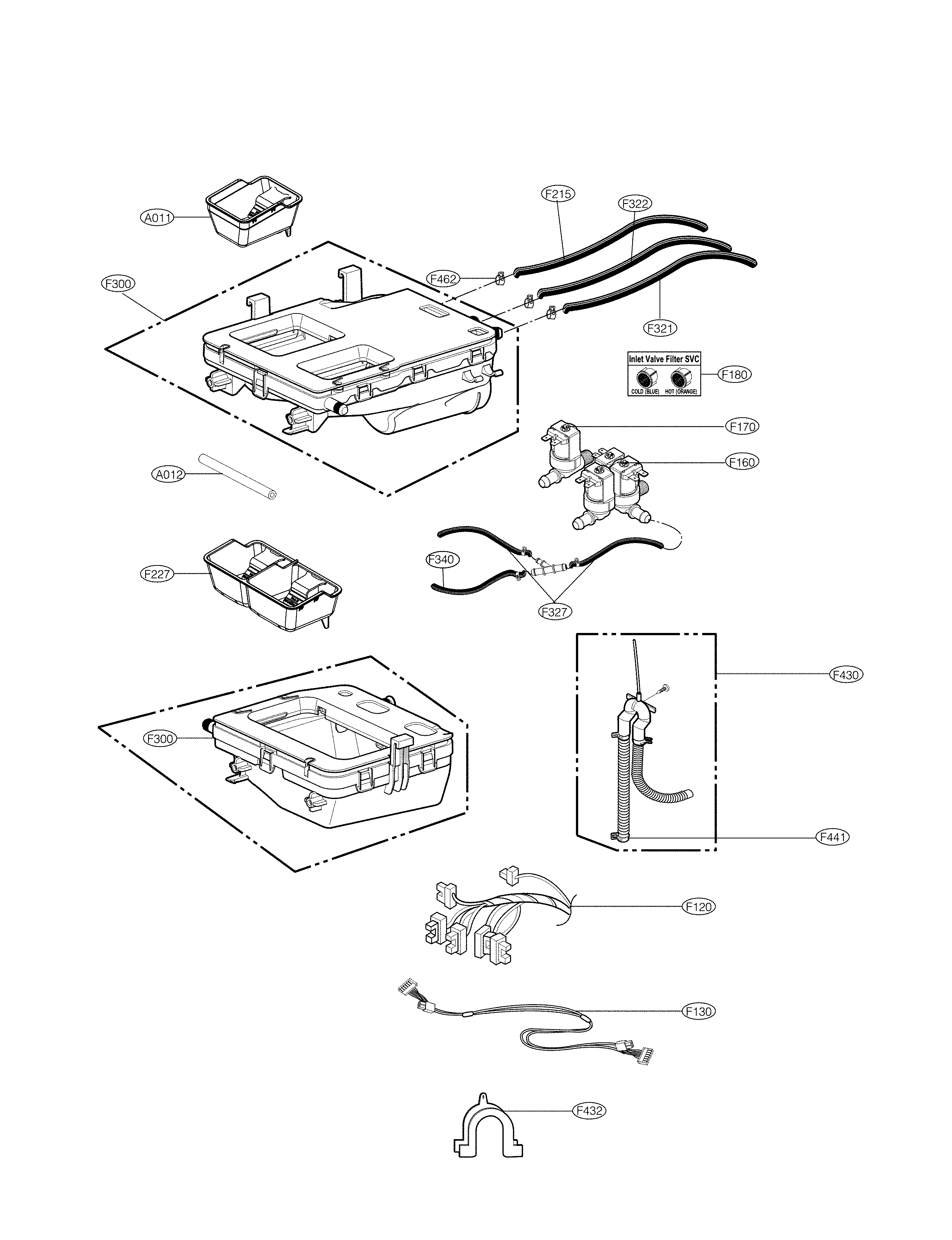 DISPENSER PARTS