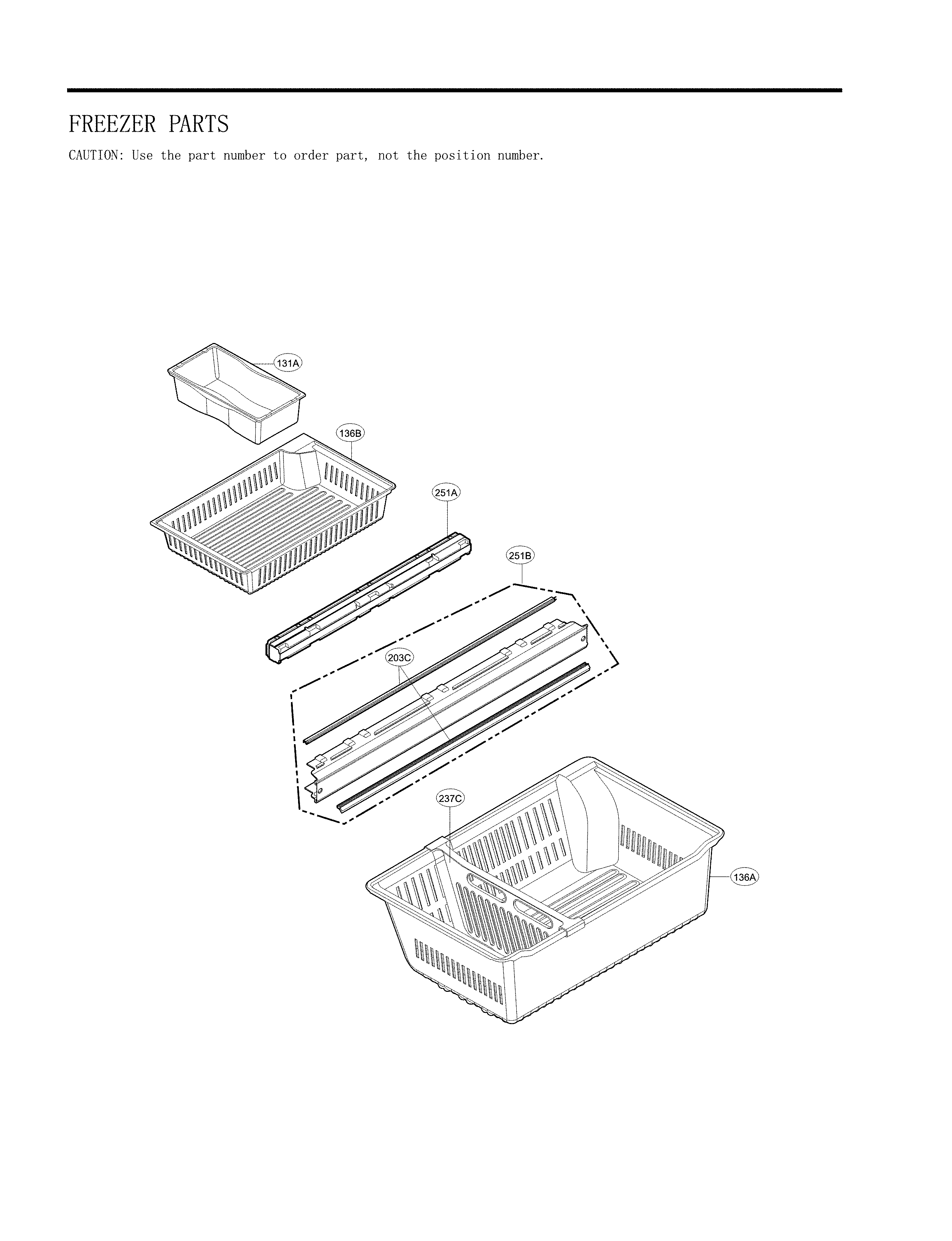 Freezer parts