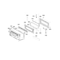LG LDG4315BD/00 upper door parts diagram