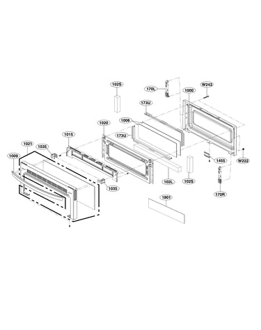 Upper door parts