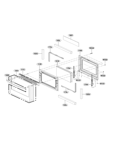 Lower door parts