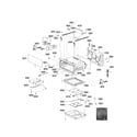 LG LDG4315BD/00 upper cavity parts diagram