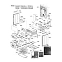 LG LDG4315BD/00 lower cavity parts diagram