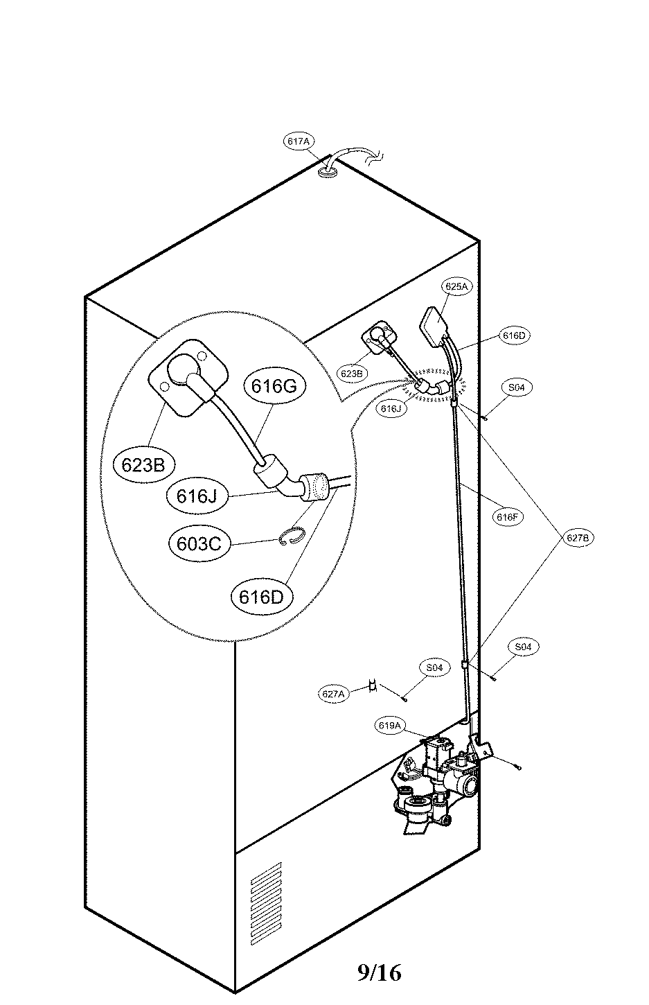 Valve and water parts