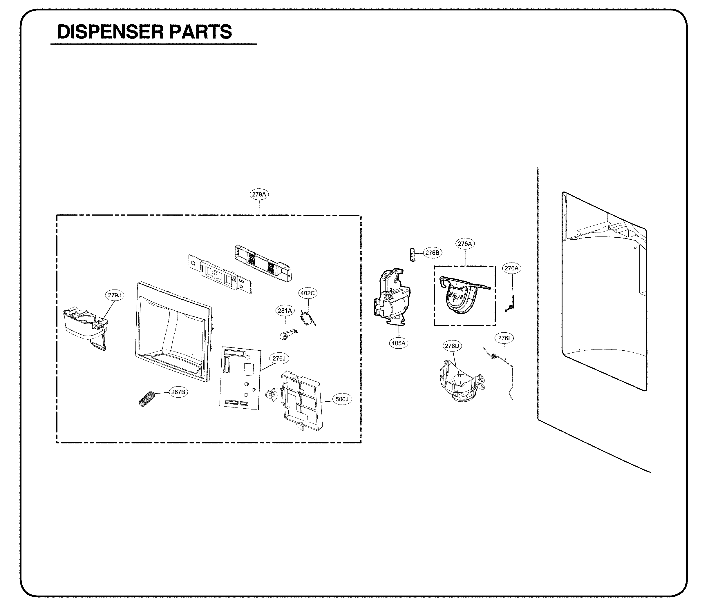 DISPENSER PARTS