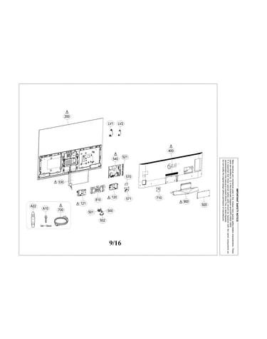 Exploded view parts