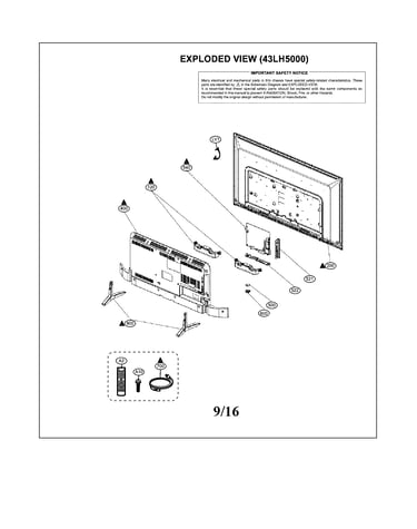 Exploded view parts