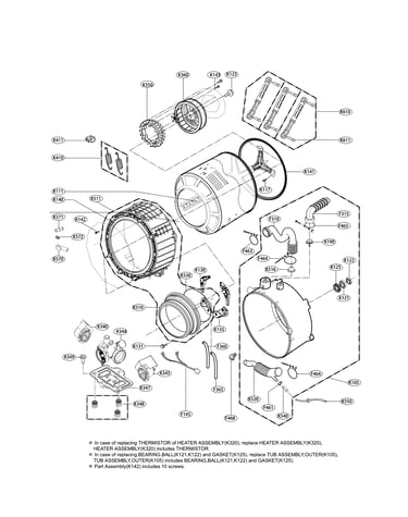Drum and tub parts