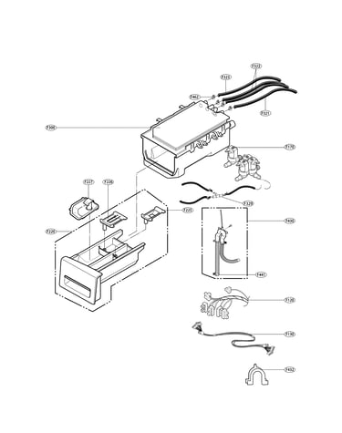 Dispenser assembly parts