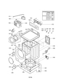 Cabinet and control parts