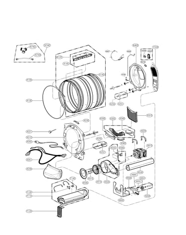 Dispenser assembly parts