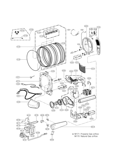 Dispenser assembly parts