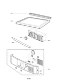 Cabinet and control parts