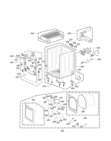 Cabinet and door parts