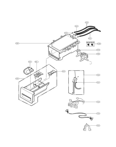 Dispenser assembly parts