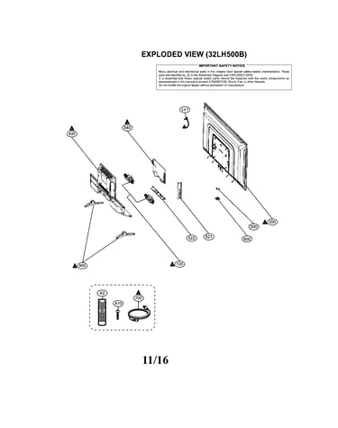 Exploded view parts